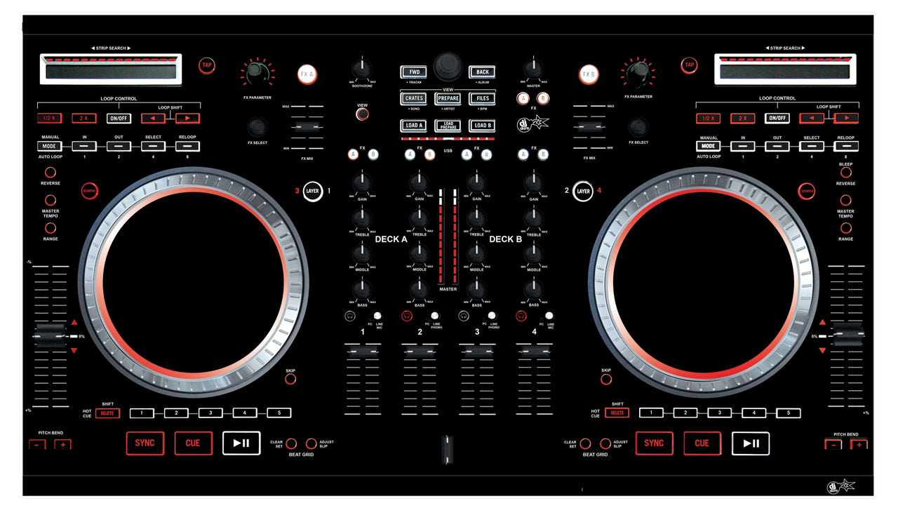 Numark NS 6 Skin Black