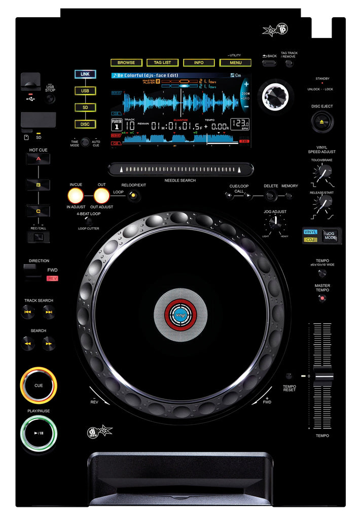 Pioneer DJ CDJ 2000 Skin Black