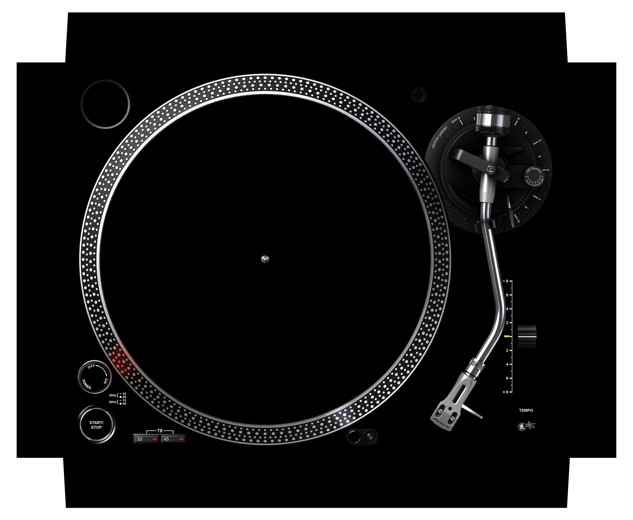 Pioneer DJ PLX 500 Skin Black