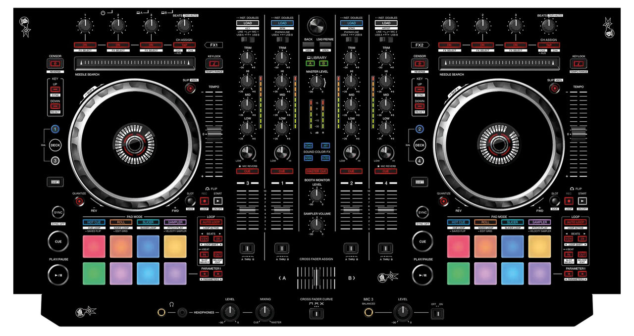 Pioneer DJ DDJ SX 3 Skin Black