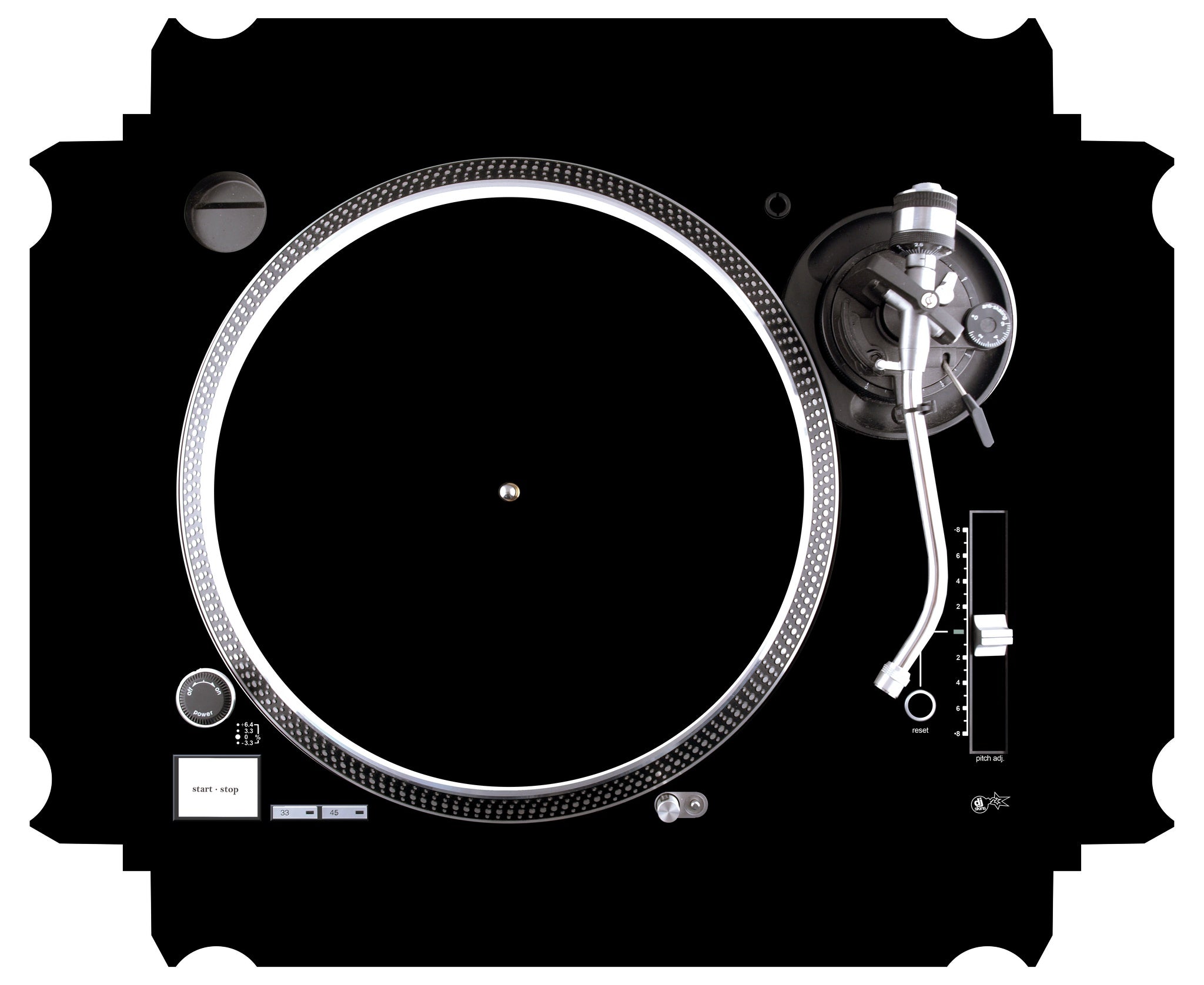 Technics 1200 / 1210 MK5 Skin Black