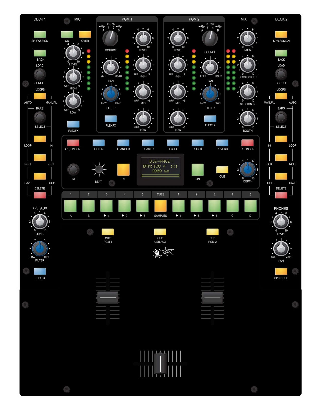 Rane 62 Skin Black