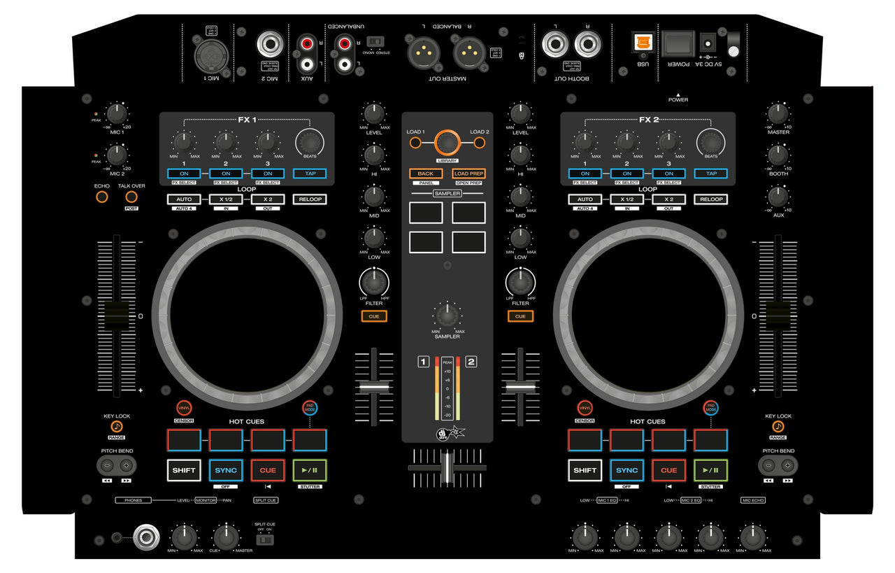 Denon DJ MC 4000 Skin Black