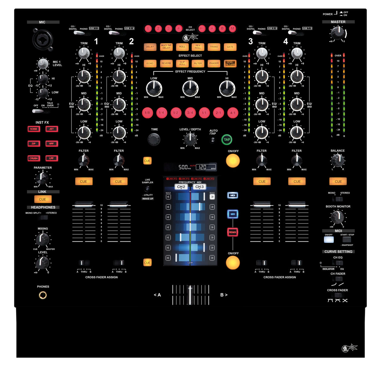 Pioneer DJ DJM 2000 Skin Black
