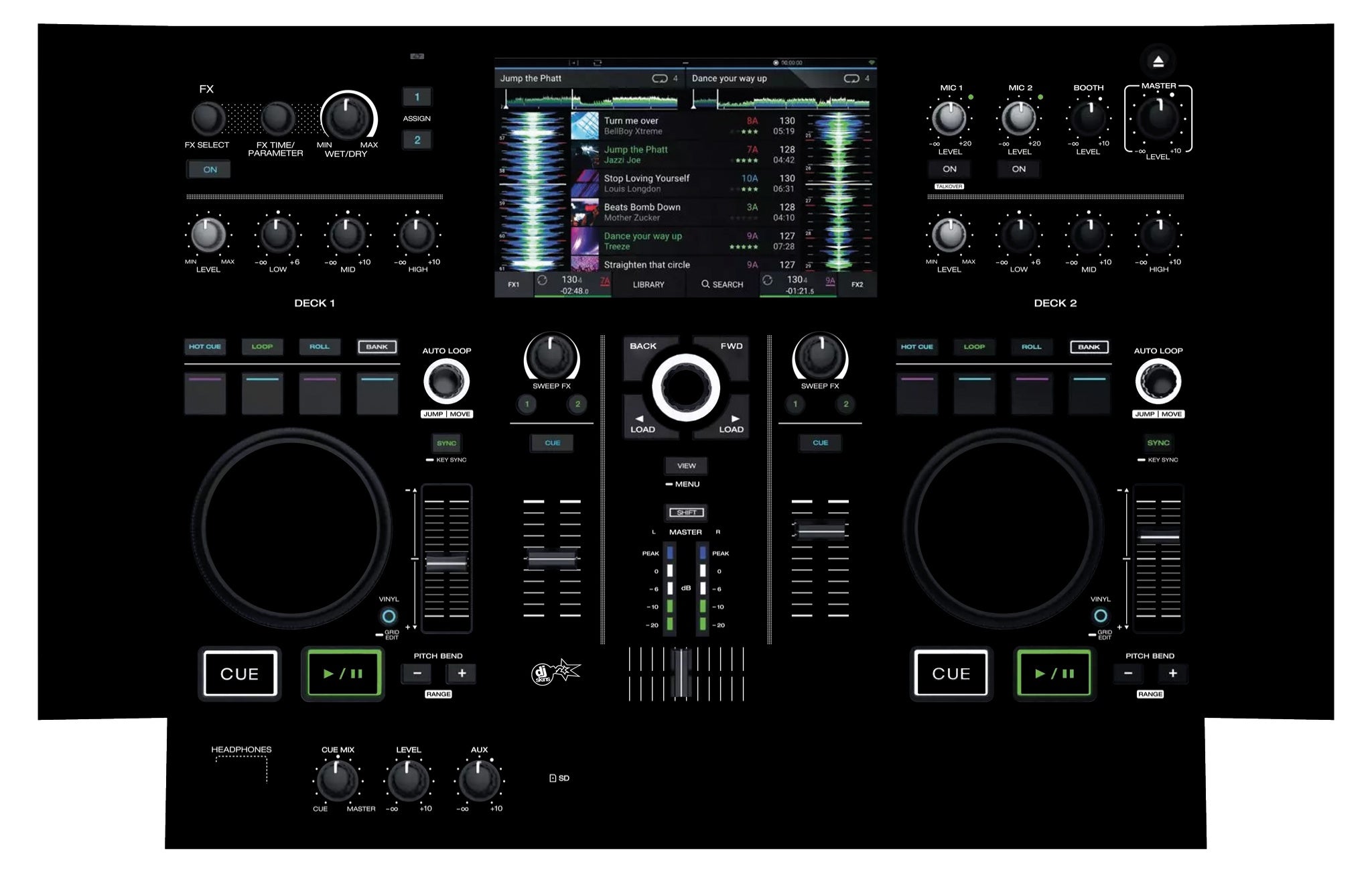 Denon DJ PRIME GO Skin Black