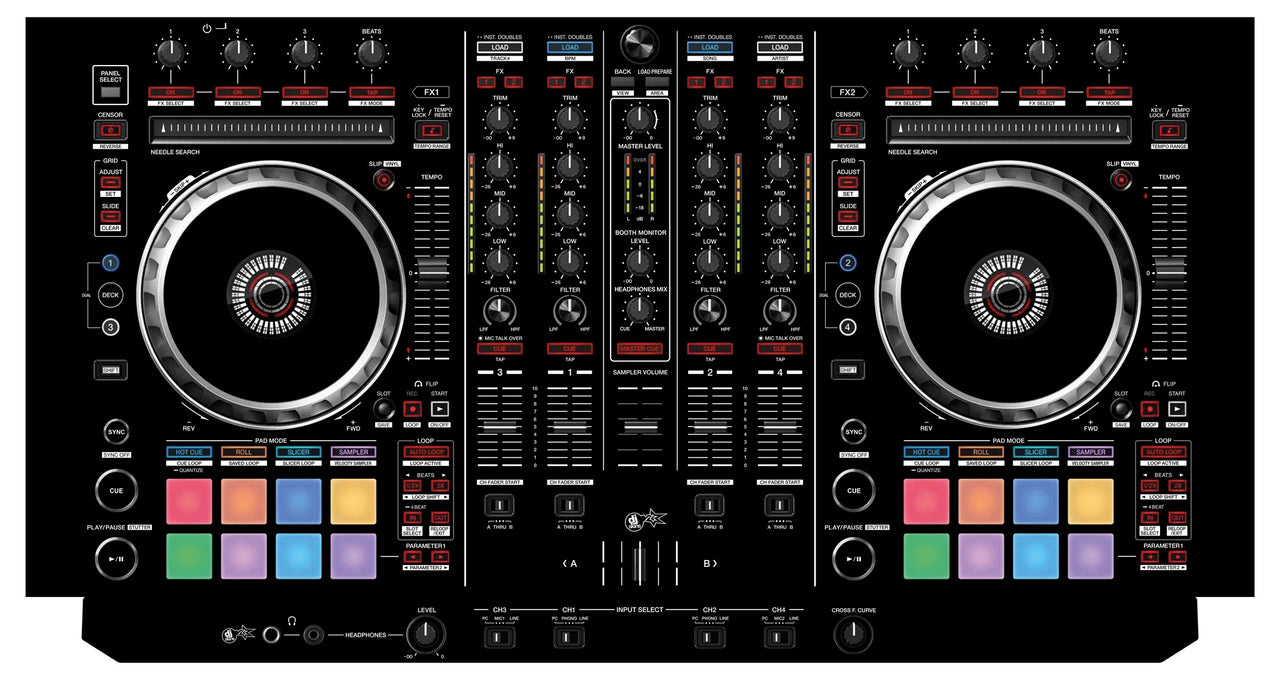 Pioneer DJ DDJ SX 2 Skin Black