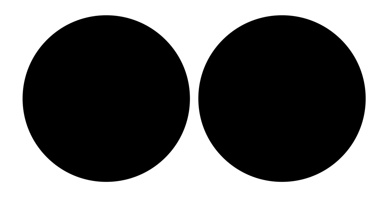 Universal Vinyl Labelsticker (10.2 cm - REGULAR) Skin Black