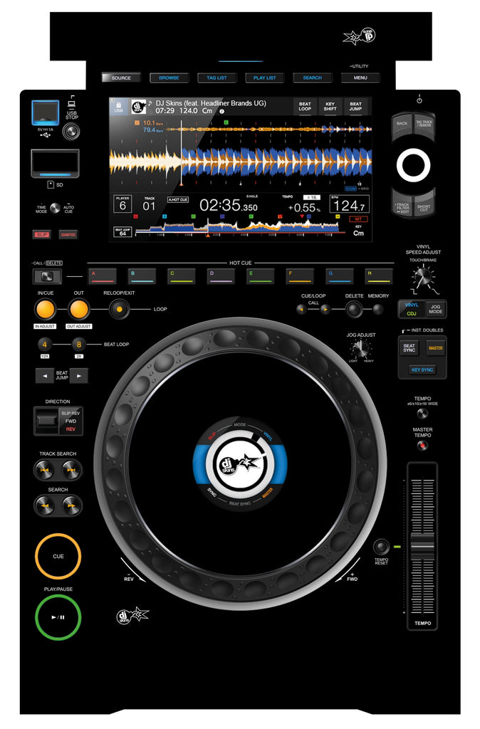Pioneer DJ CDJ 3000 Skin Black