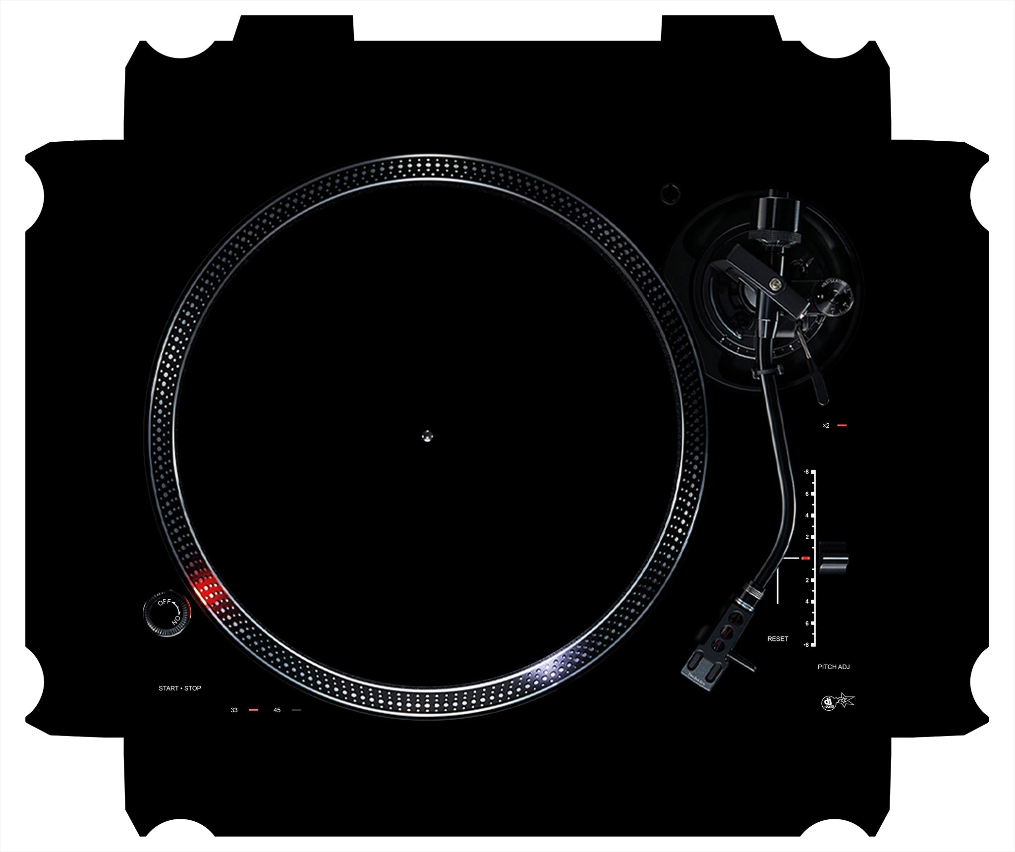 Technics 1200 / 1210 MK7 Skin Black