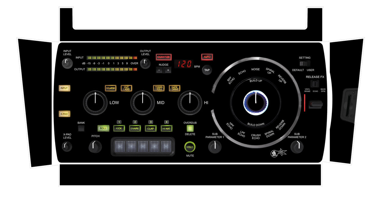 Pioneer DJ RMX 1000 Skin Black