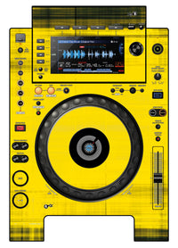 Pioneer DJ CDJ 900 NEXUS Skin Blacknyellow