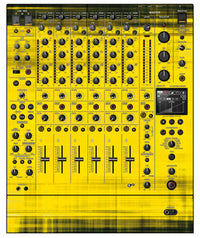 Pioneer DJ DJM V10 LF Skin Blacknyellow