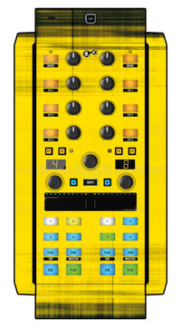 Native Instruments X1 MK2 Skin Blacknyellow
