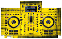Pioneer DJ XDJ RX 2 Skin Blacknyellow