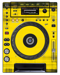 Pioneer DJ CDJ 850 Skin Blacknyellow