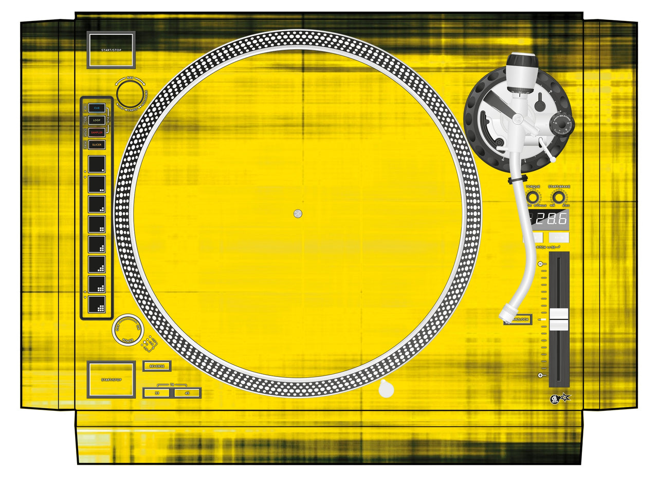 Reloop RP 8000 Skin Blacknyellow