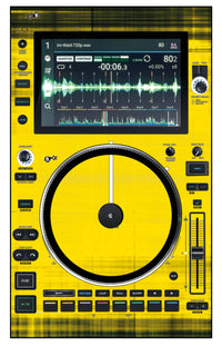 Denon DJ SC 6000 M Skin Blacknyellow