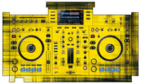 Pioneer DJ XDJ RX Skin Blacknyellow