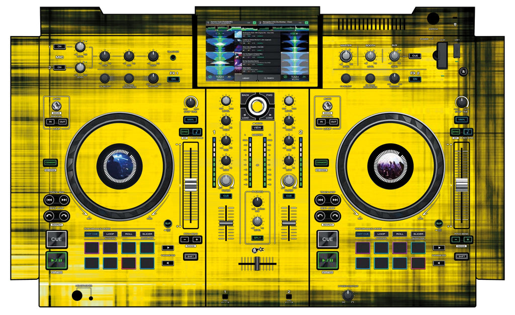 Denon DJ PRIME 2 Skin Blacknyellow