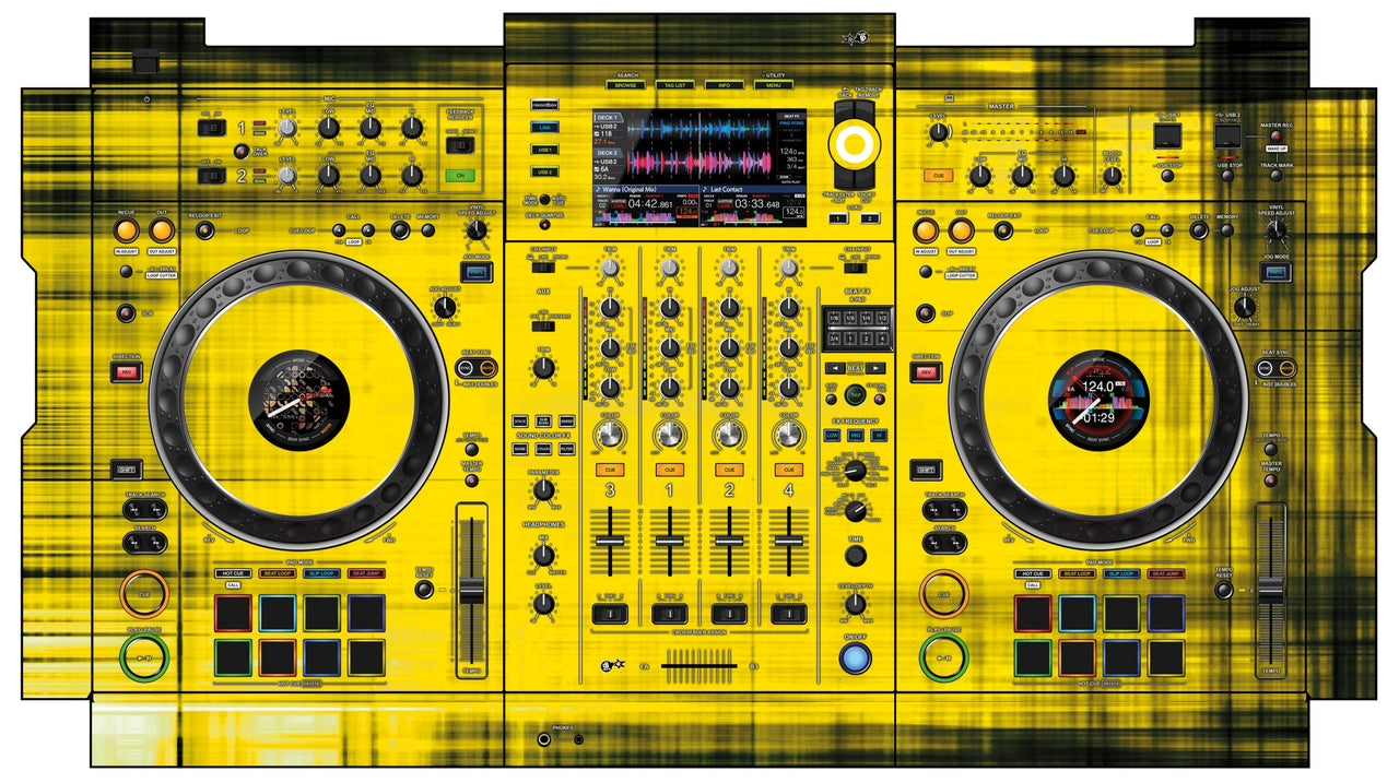Pioneer DJ XDJ XZ Skin Blacknyellow