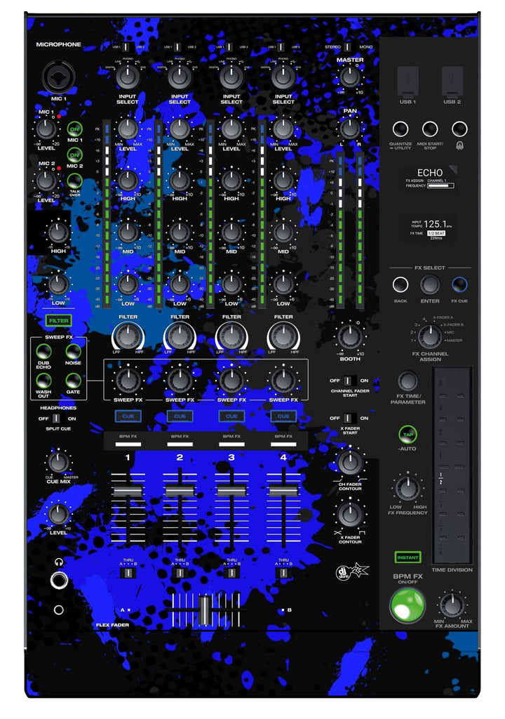 Denon DJ X 1850 Skin Conflict Blue