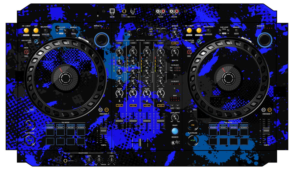 Pioneer DJ DDJ FLX6 Skin Conflict Blue