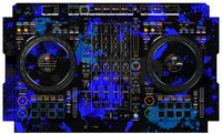 Pioneer DJ DDJ FLX10 Skin Conflict Blue