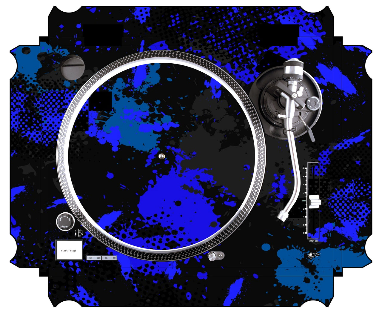 Technics 1200 / 1210 MK2 Skin Conflict Blue