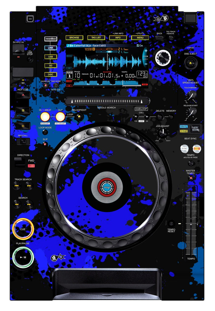 Pioneer DJ CDJ 2000 NEXUS Skin Conflict Blue