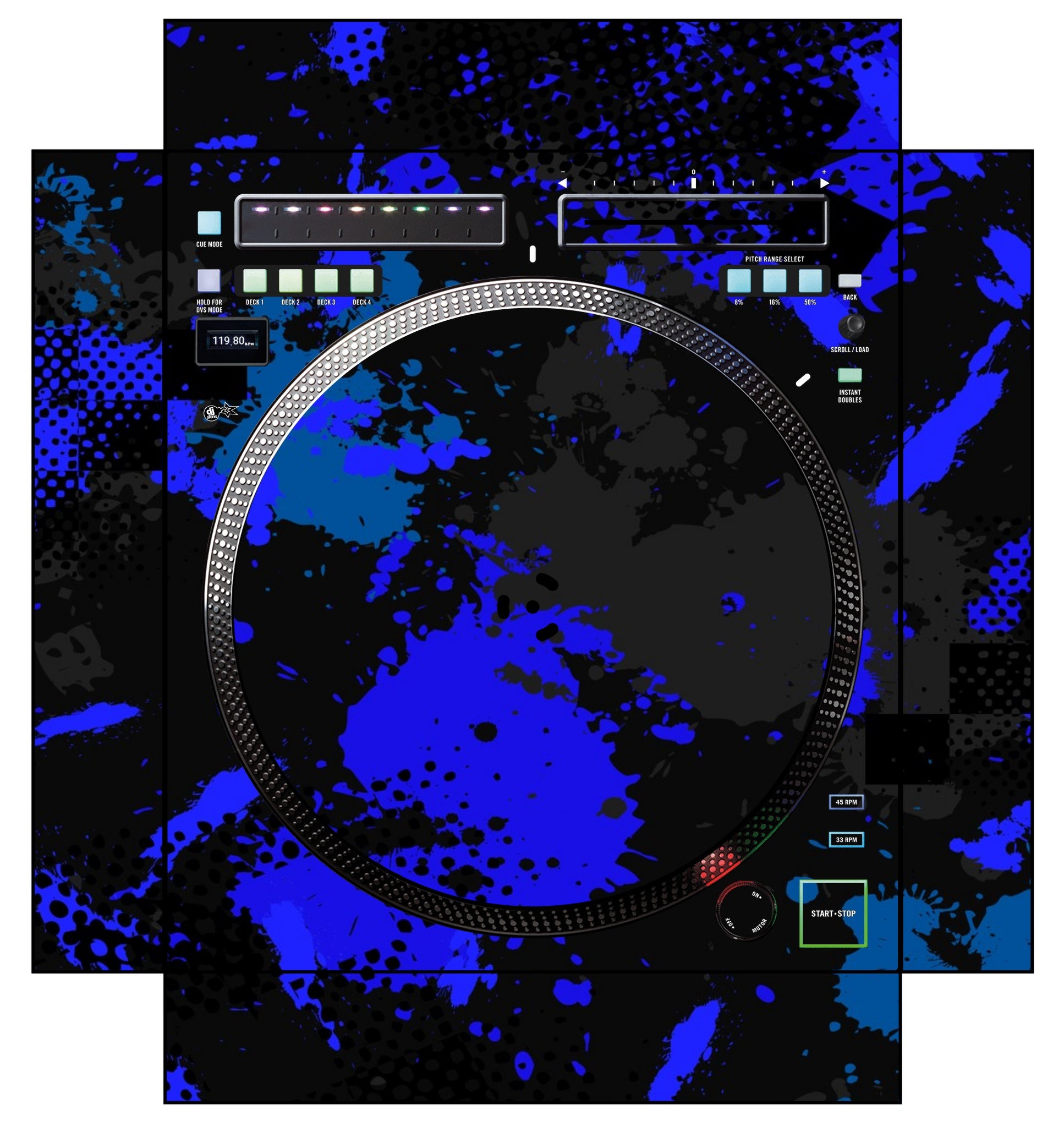 Rane TWELVE MK2 Skin Conflict Blue