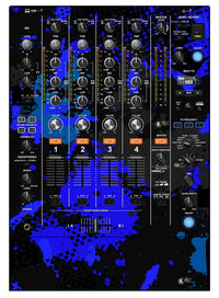 Pioneer DJ DJM 750 MK2 Skin Conflict Blue
