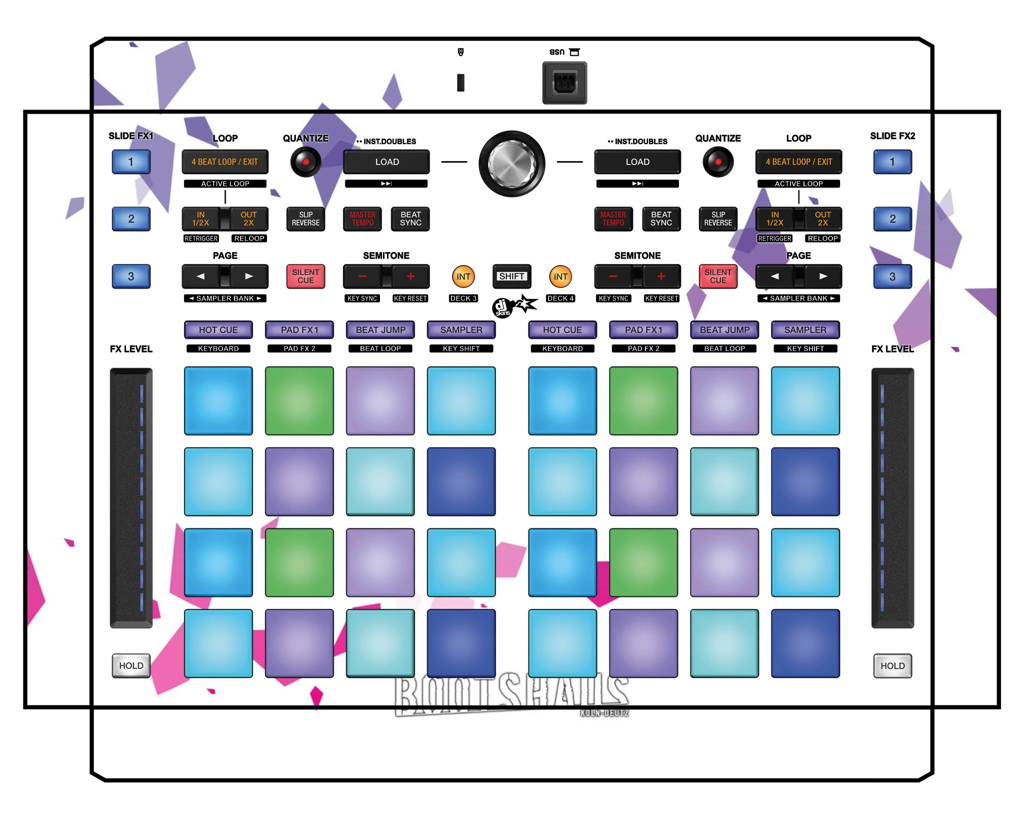 Pioneer DJ DDJ XP 1 Skin Bootshaus 2