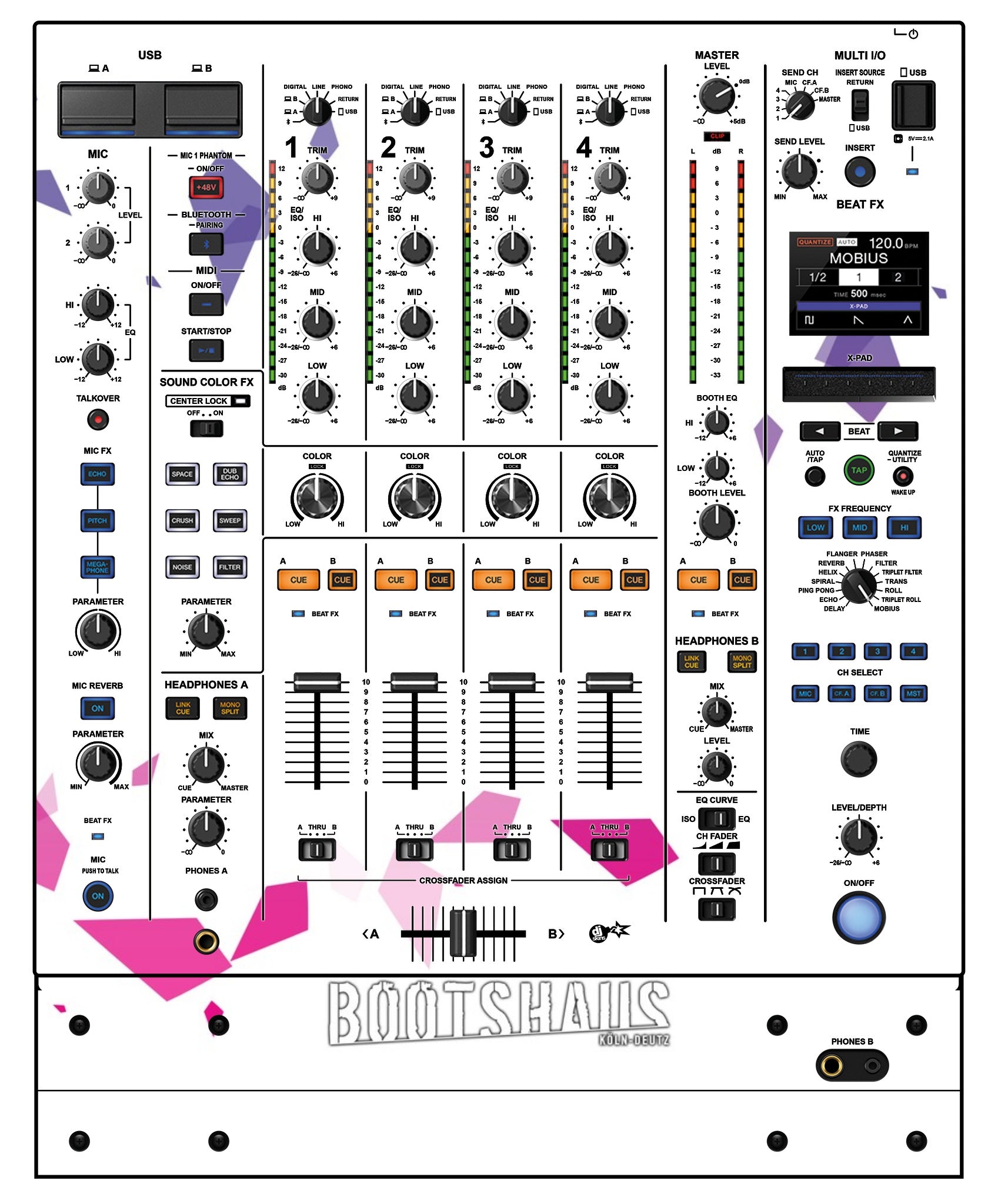 Pioneer DJ DJM A9 Skin Bootshaus 2