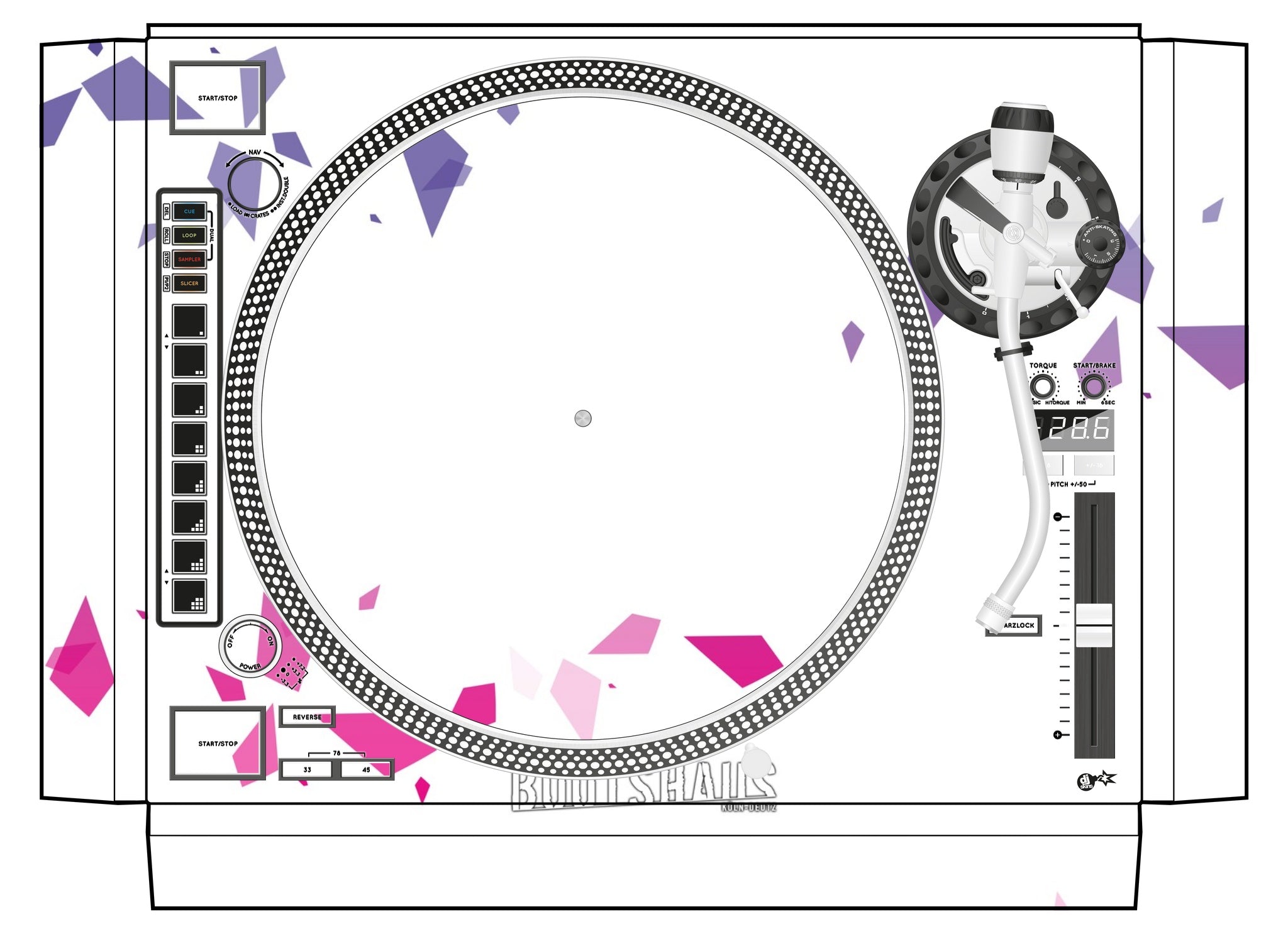 Reloop RP 8000 Skin Bootshaus 2