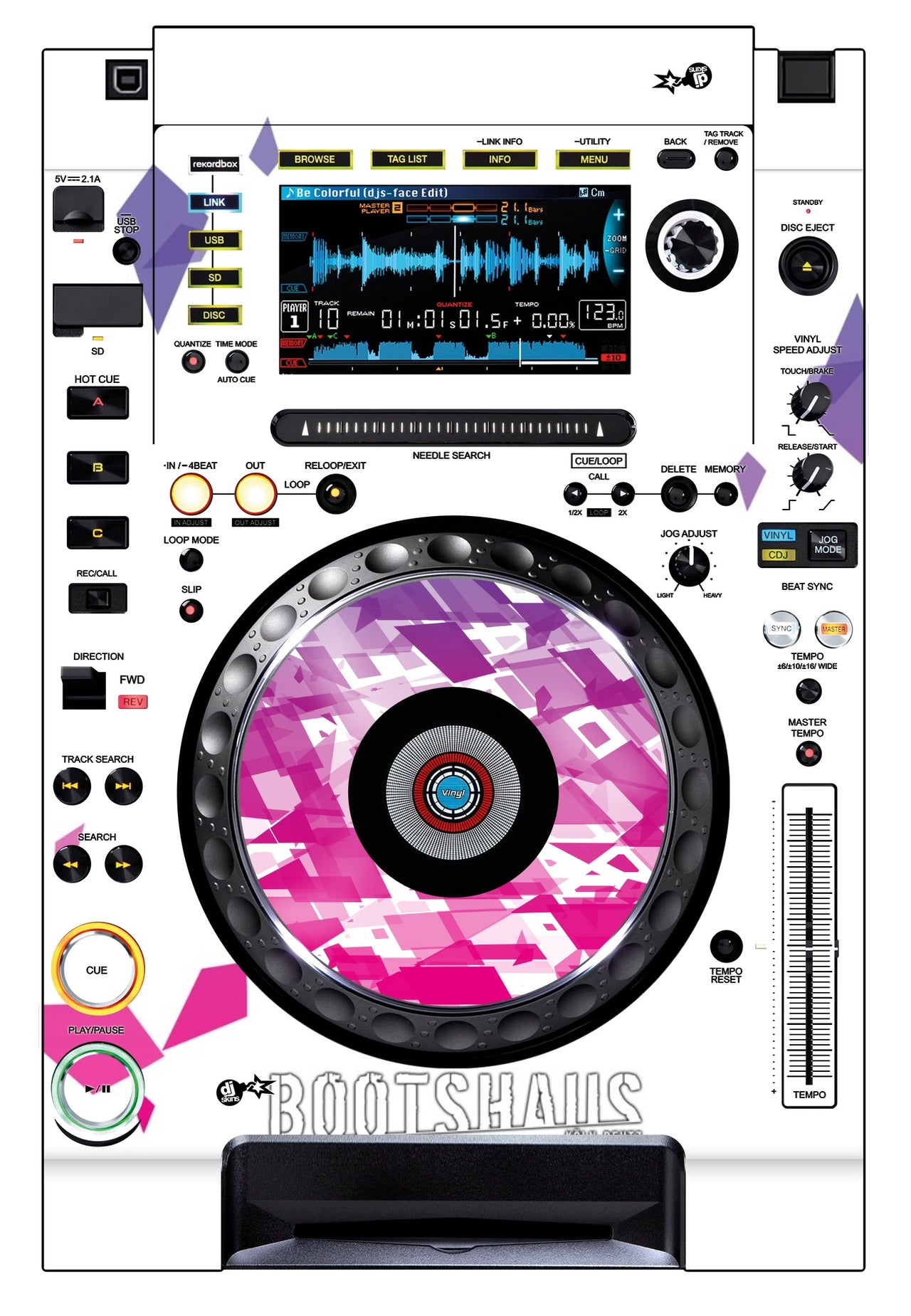 Pioneer DJ CDJ 2000 NEXUS Skin Bootshaus 2
