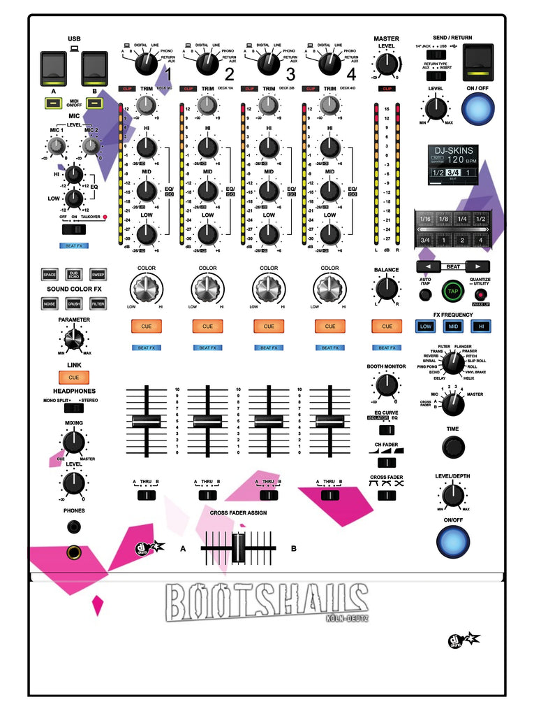 Pioneer DJ DJM 900 NEXUS 2 Skin Bootshaus 2