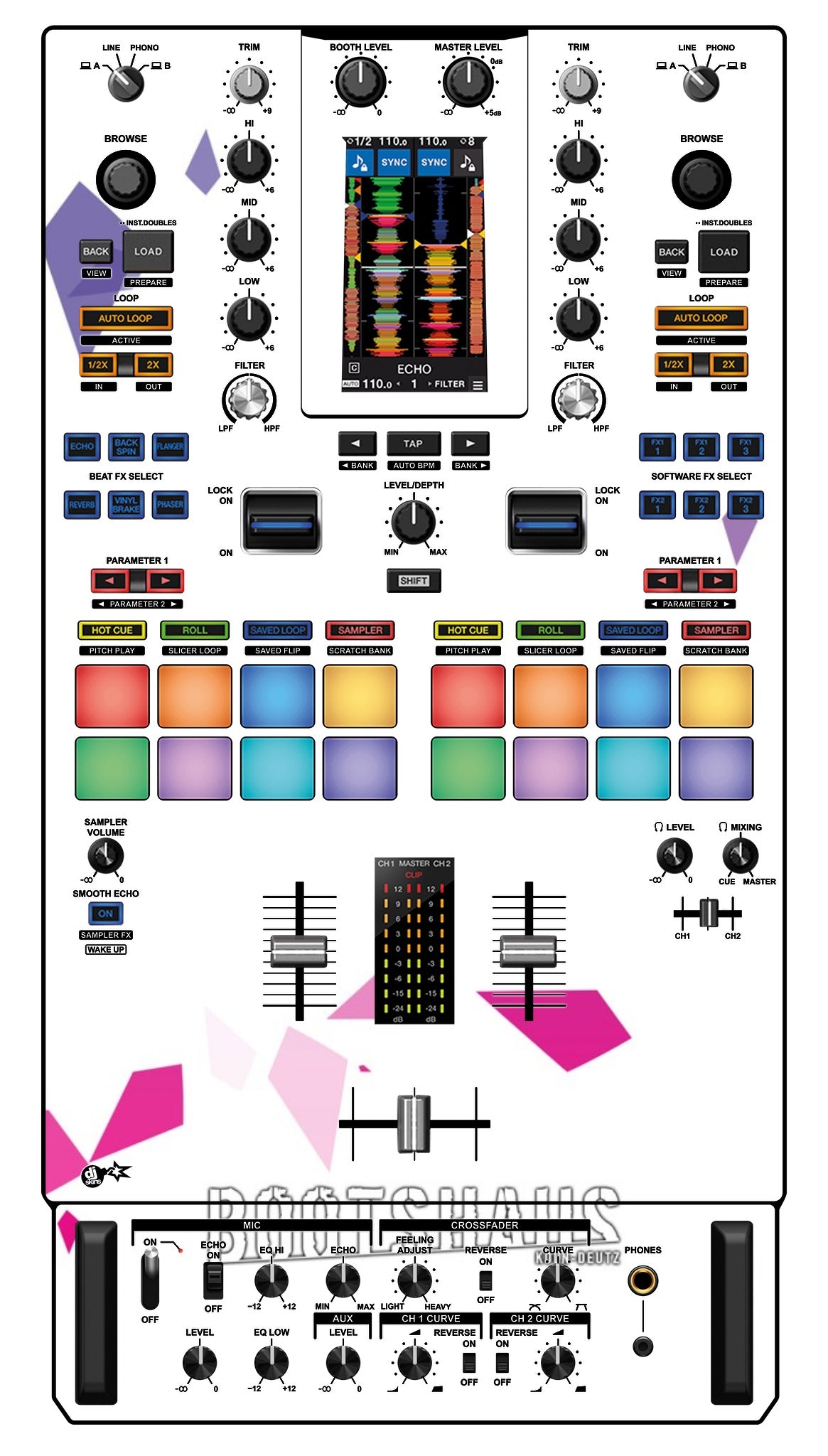 Pioneer DJ DJM S11 Skin Bootshaus 2
