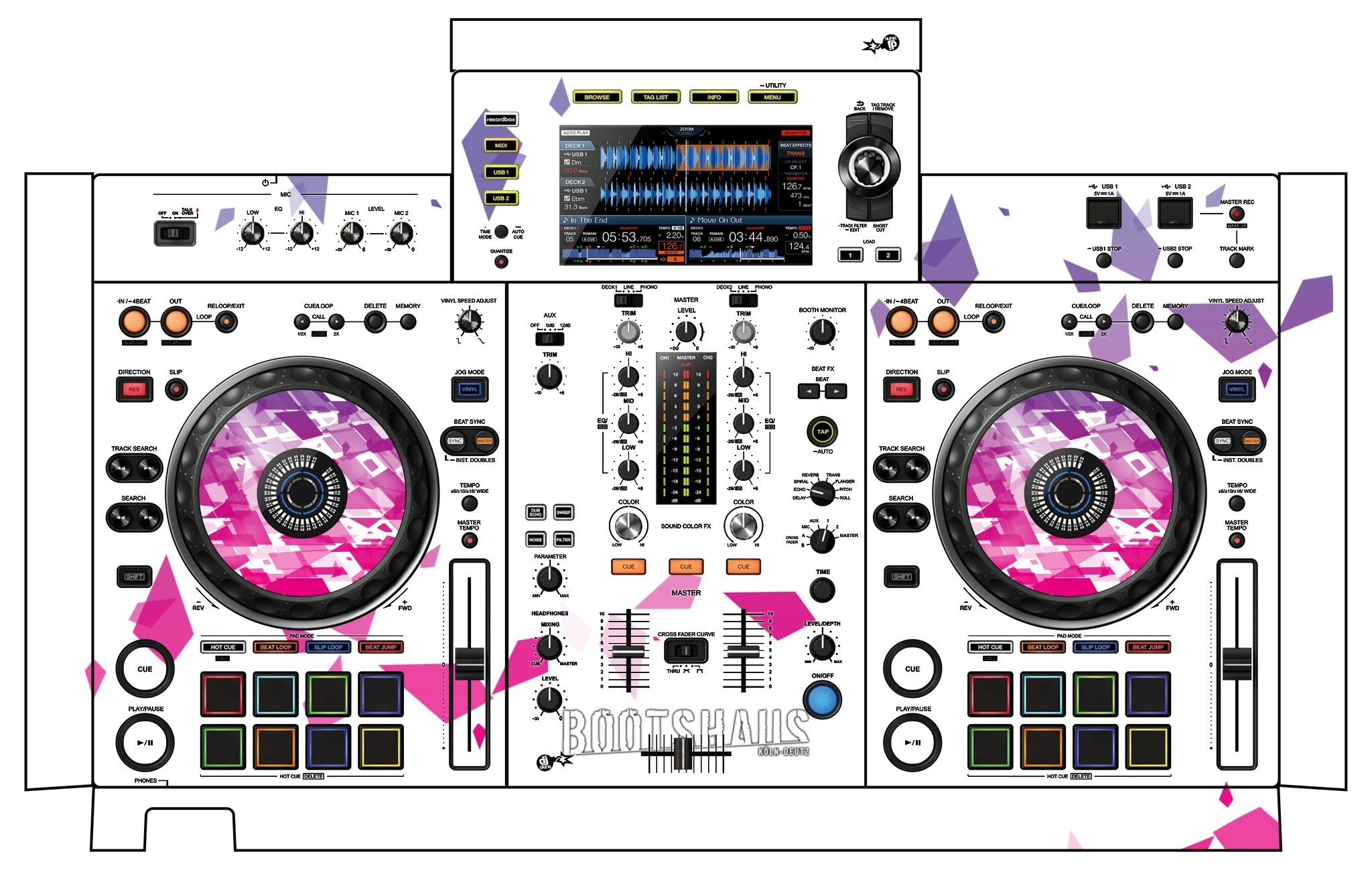 Pioneer DJ XDJ RX 2 Skin Bootshaus 2