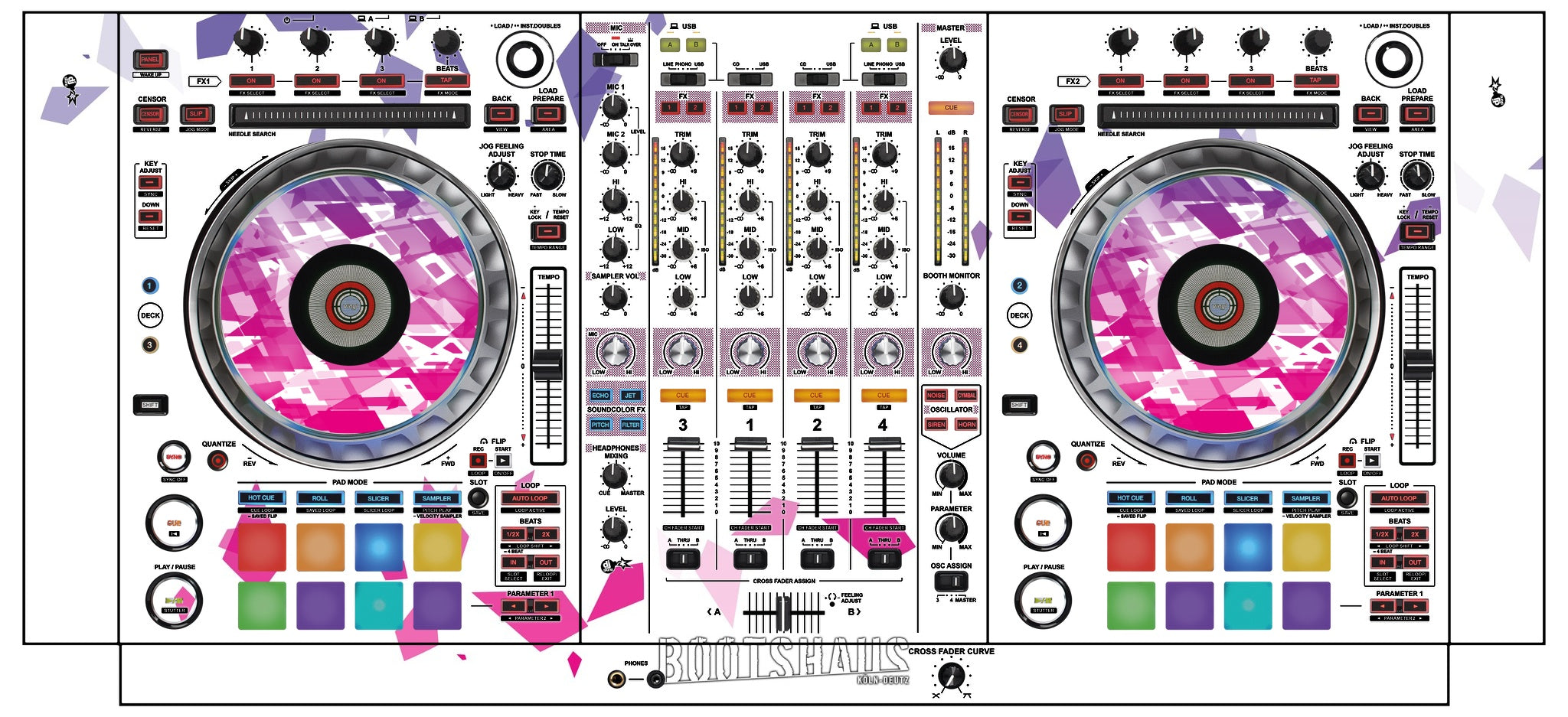 Pioneer DJ DDJ SZ 2 Skin Bootshaus 2