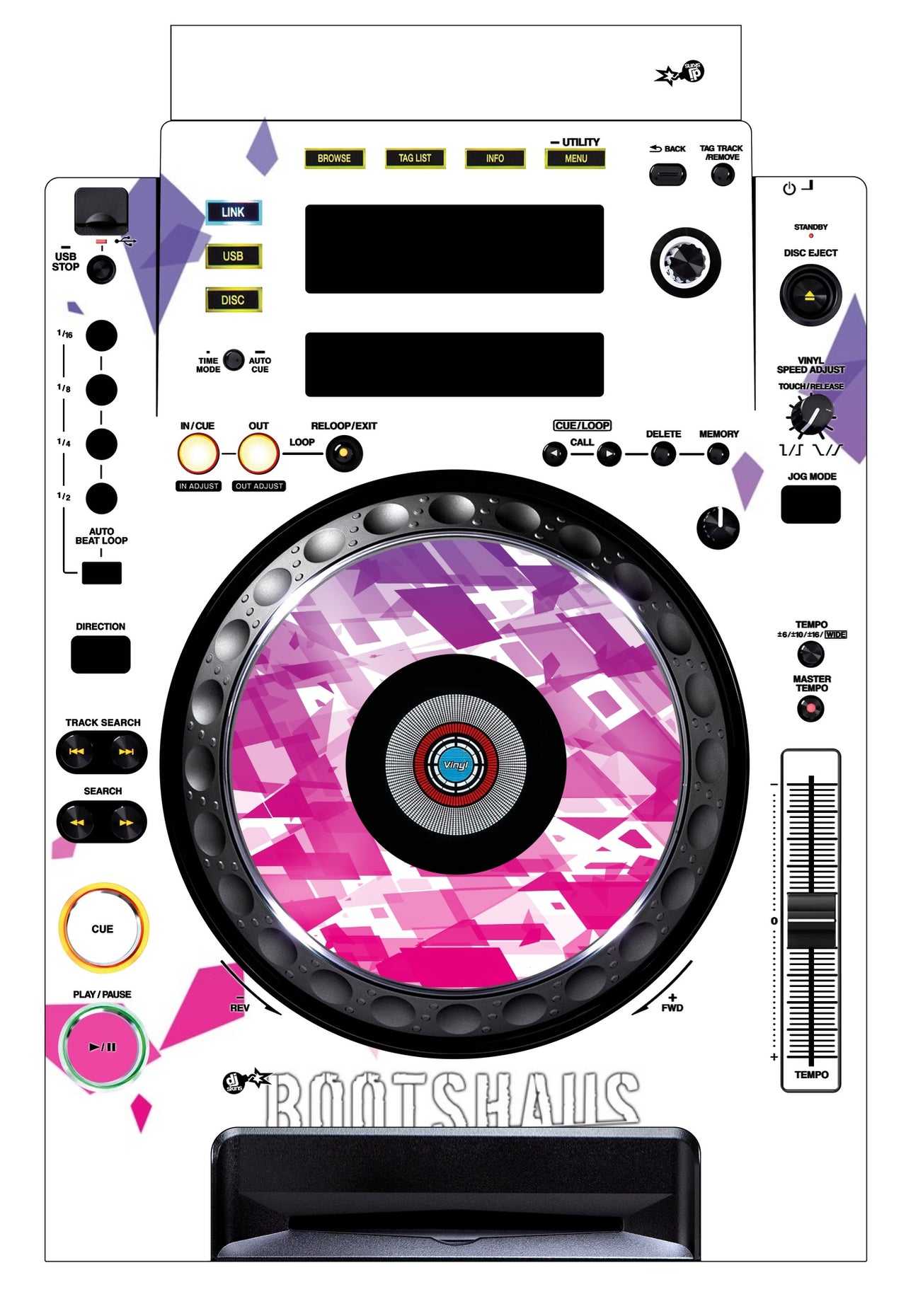 Pioneer DJ CDJ 900 Skin Bootshaus 2