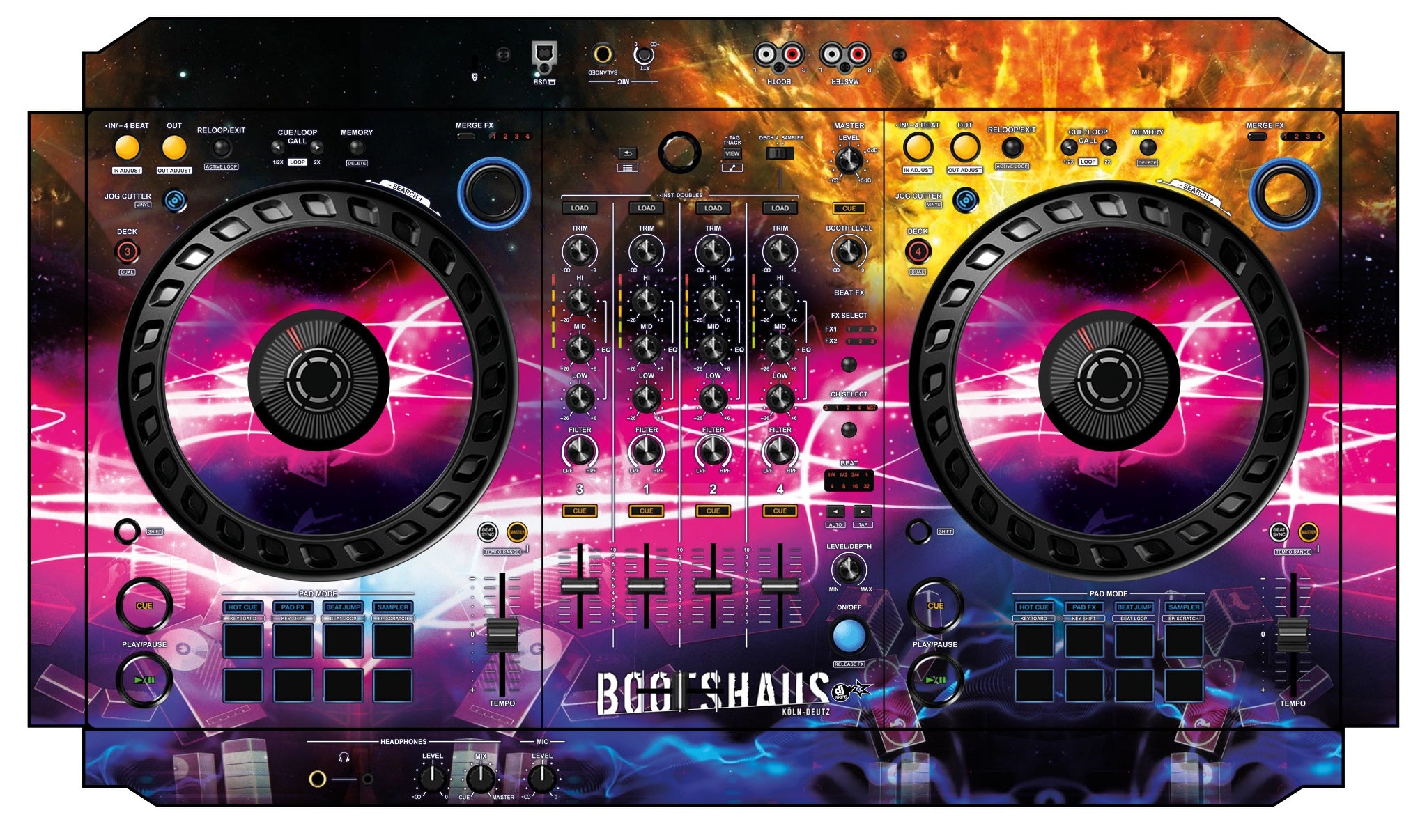 DJ Skins® Pioneer DJ DDJ FLX6 Skin Bootshaus