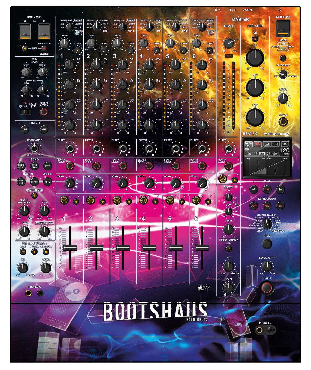 Pioneer DJ DJM V10 LF Skin Bootshaus
