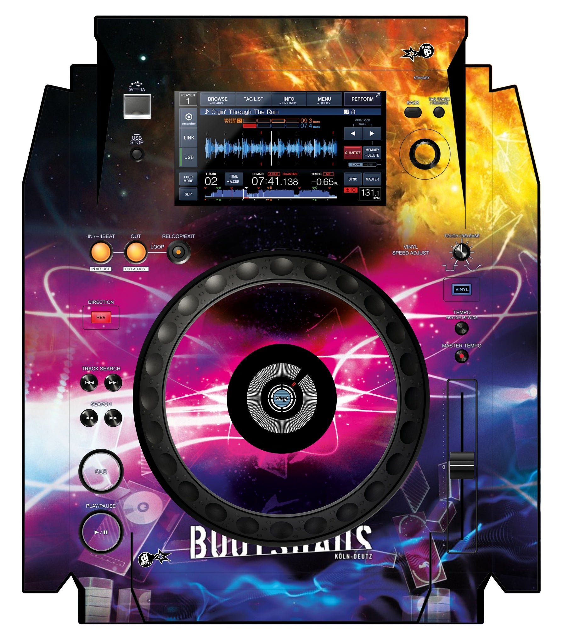 Pioneer DJ XDJ 1000 Skin Bootshaus