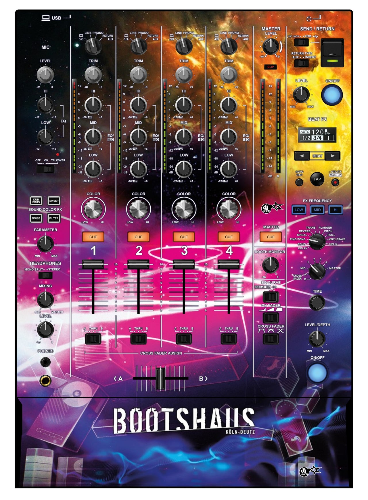 Pioneer DJ DJM 750 MK2 Skin Bootshaus