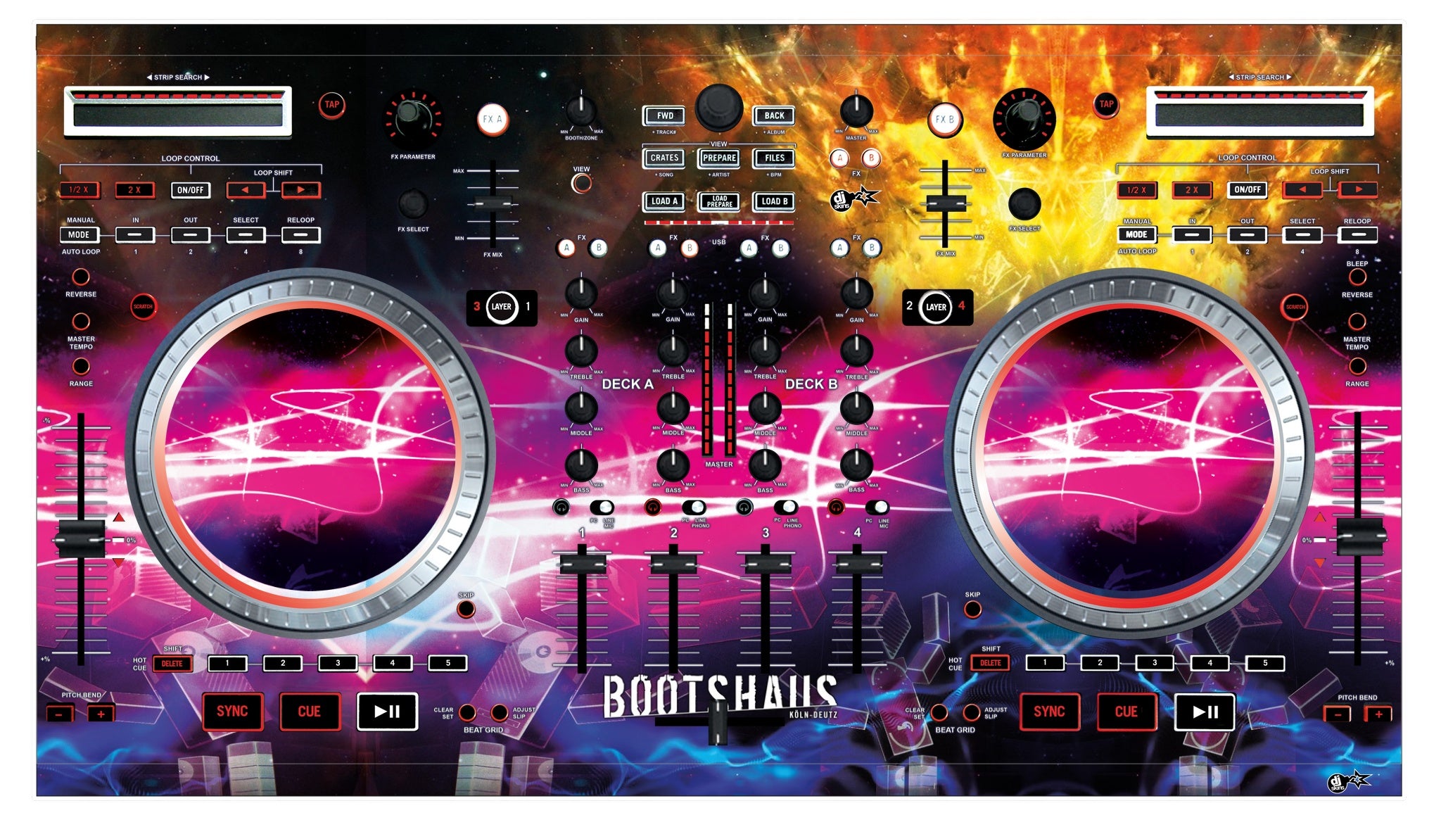 Numark NS 6 Skin Bootshaus