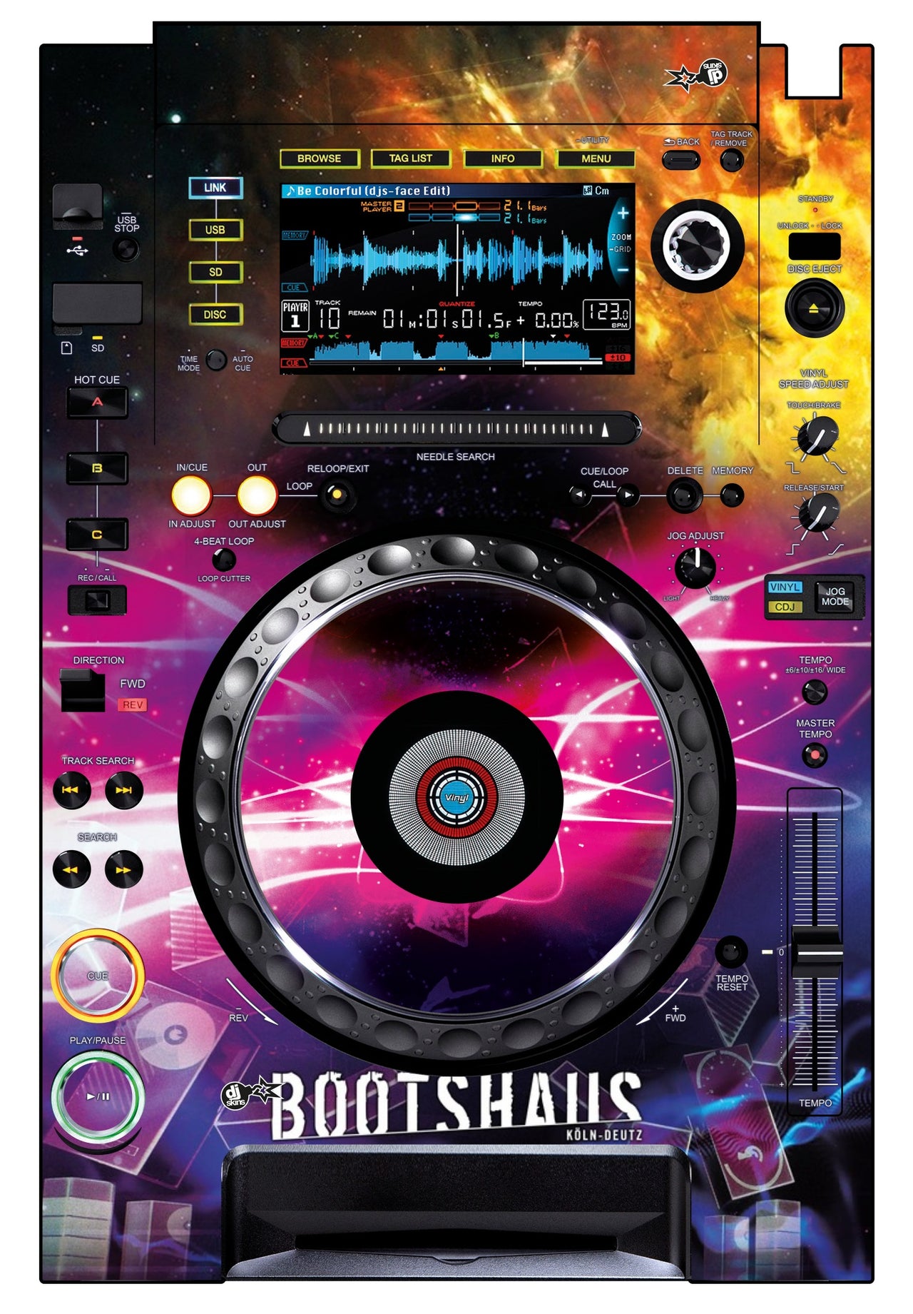 Pioneer DJ CDJ 2000 Skin Bootshaus