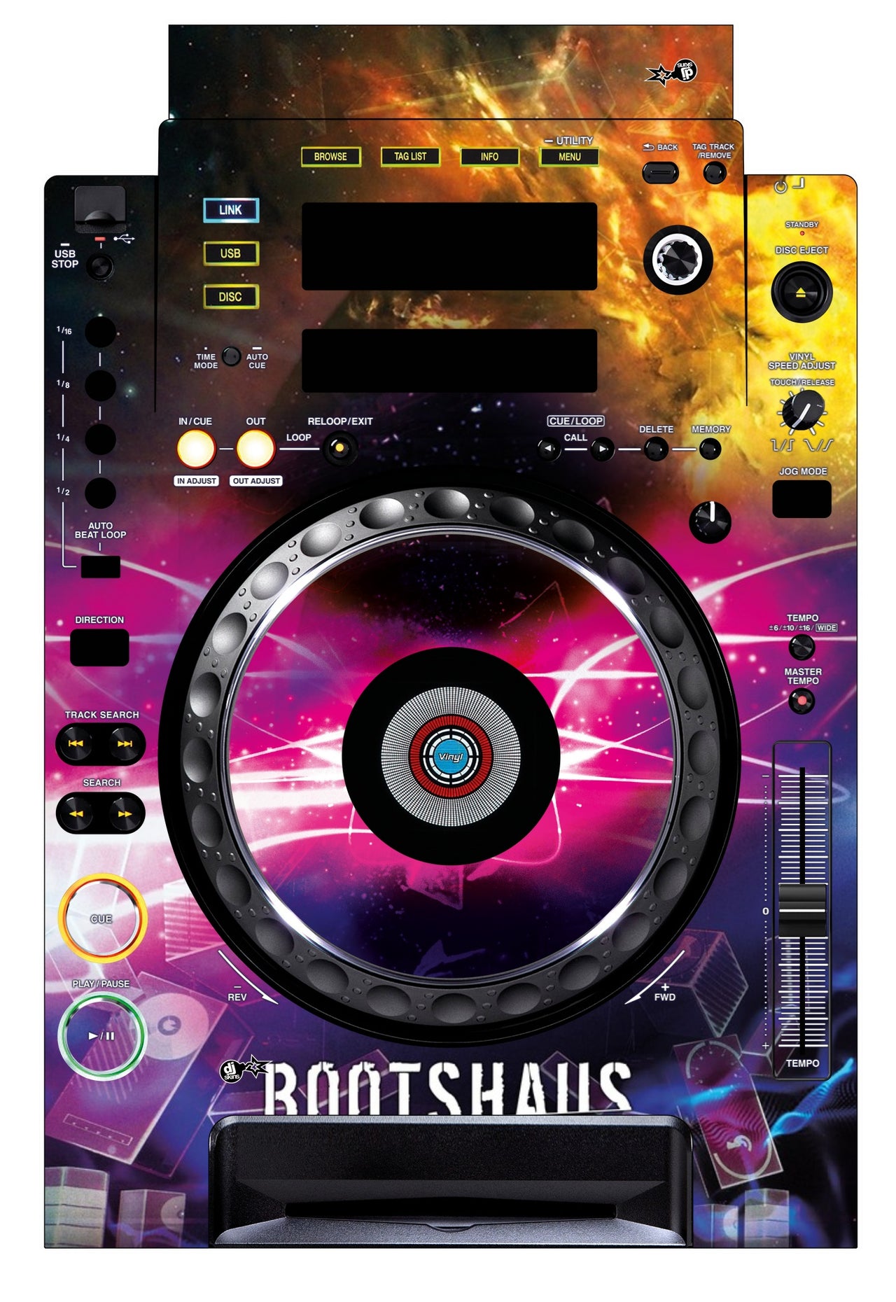 Pioneer DJ CDJ 900 Skin Bootshaus
