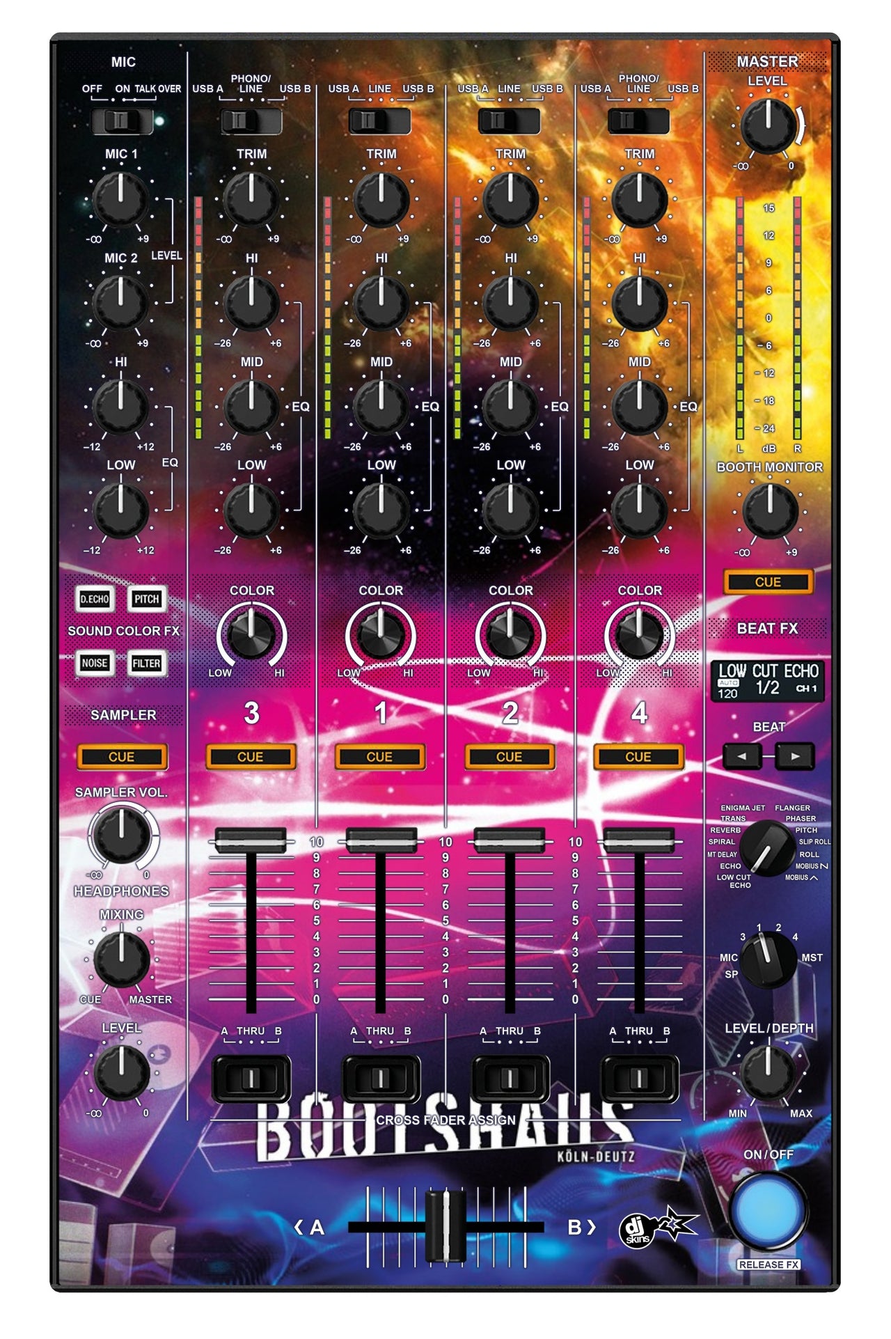 Pioneer DJ DDJ 1000 MIXER Skin Bootshaus