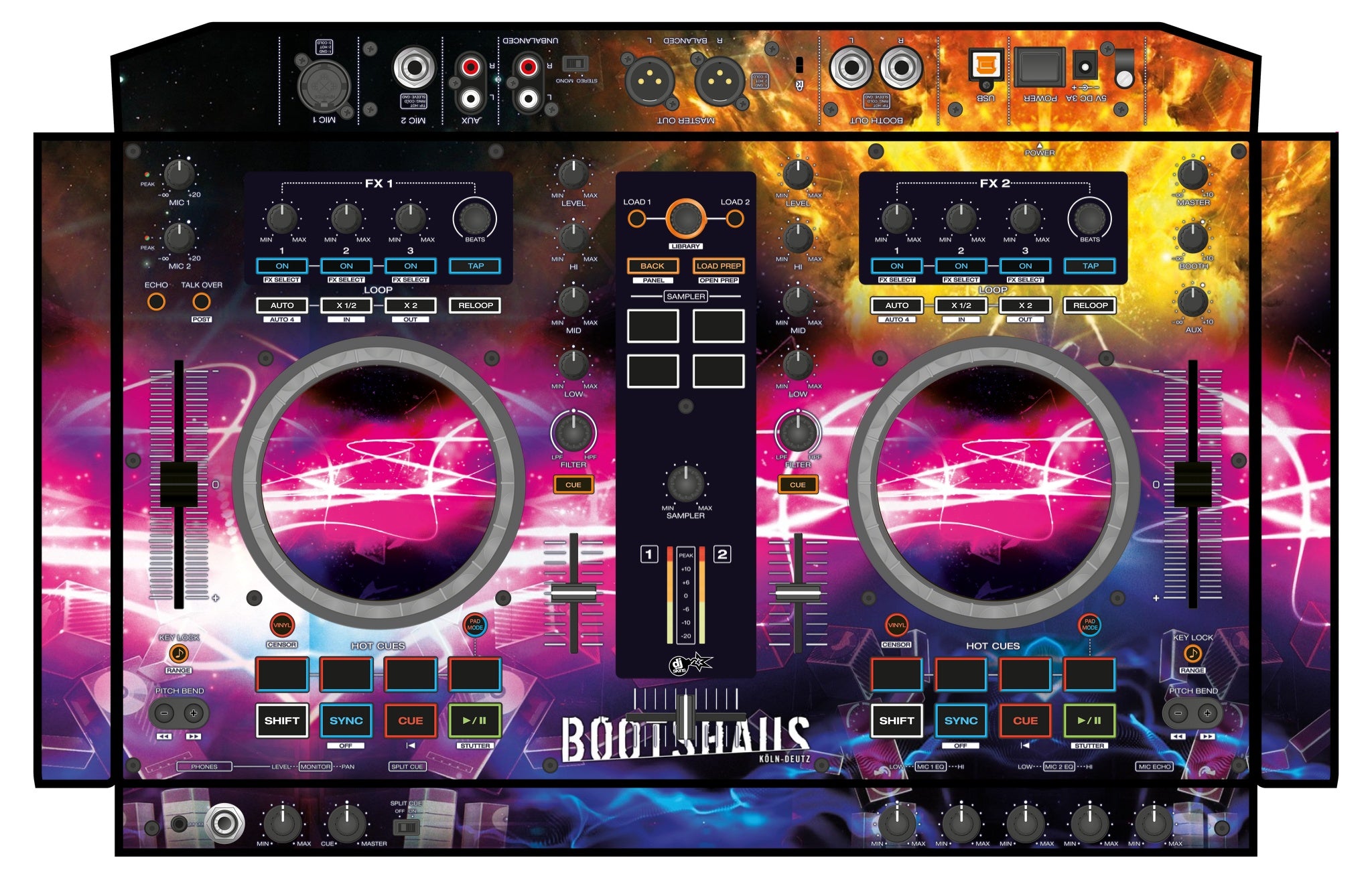 Denon DJ MC 4000 Skin Bootshaus