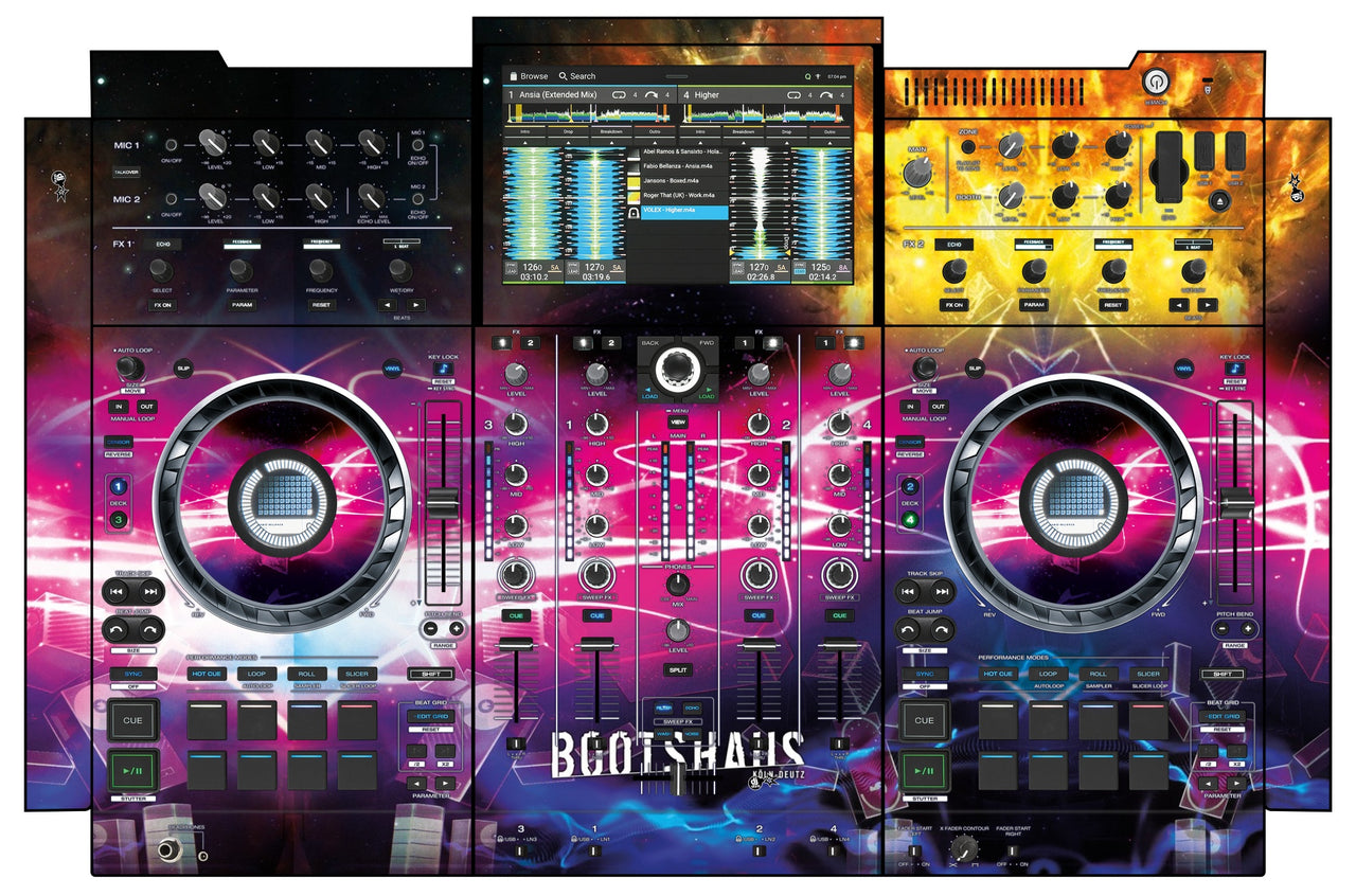 Denon DJ PRIME 4+ Skin Bootshaus